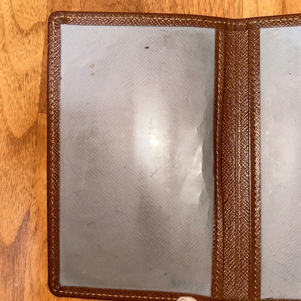 Authentic Louis Vuitton Taiga Leather ID / Card Holder